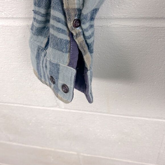 Carbon 2 Cobalt men’s watershed double button up long sleeve shirt - Picture 5 of 5